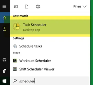 Windows Task Scheduler:
