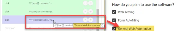 How to use XPath to find text