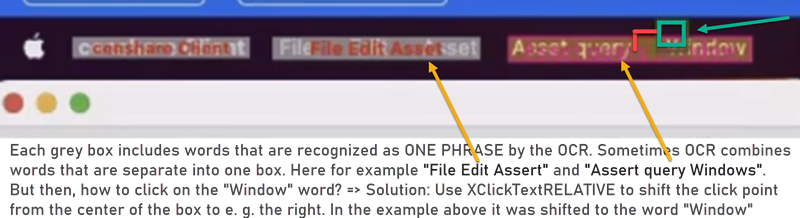 Shift click from middle of the bounding box