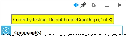 Yellow box with error text
